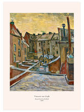 Van Gogh Evlerin Arkadan Görünümü - Art Print